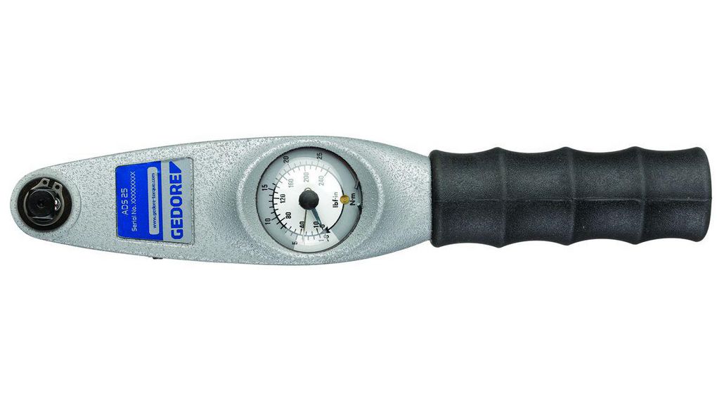 Dial Torque Wrench 4Nm Square 244mm